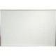 MooreCo Porcelain Steel Markerboard - 6&#39;&#39; x 4&#39;&#39; - Anodized Aluminum Frame - White 202AG