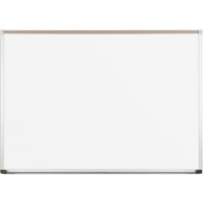 Mooreco Best-Rite El Grande Porcelain Steel Markerboard - Deluxe Aluminum Trim - 120" (10 ft) Width x 60" (5 ft) Height - White Porcelain Steel Surface - Aluminum Anodized Aluminum Frame 202AL