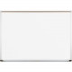 Mooreco Best-Rite El Grande Porcelain Steel Markerboard - Deluxe Aluminum Trim - 120" (10 ft) Width x 60" (5 ft) Height - White Porcelain Steel Surface - Aluminum Anodized Aluminum Frame 202AL