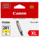 Canon CLI-281 XL Original Ink Cartridge - Yellow - Inkjet - TAA Compliance 2036C001