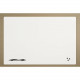 MooreCo Elemental Frameless Whiteboard - Gloss White - 96" (8 ft) Width x 48" (4 ft) Height - Gloss White Porcelain Steel Surface - Rectangle - Wall Mount - 1 208JH-25