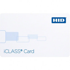 HID iCLASS Card - Printable - Smart Card - 3.38" x 2.13" Length - White - Polyvinyl Chloride (PVC), Polyethylene Terephthalate (PET) 2100PG1SN