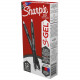 Newell Rubbermaid Sharpie S-Gel Pens, Medium Point, 0.7 mm, Black Barrels, Assorted Ink, Pack Of 12 Pens - Medium Pen Point - 0.7 mm Pen Point Size - Retractable - Black, Blue, Red Gel-based Ink - Black Barrel - 12 2116197