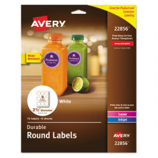Avery LABEL,RND,WH - TAA Compliance 22856