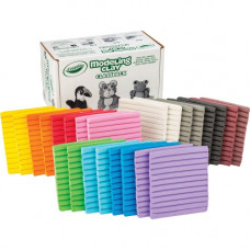 Crayola Modeling Clay Classpack - Building Shapes, Sculpture, Art - 288 / Box - Pink, Red, Orange, Yellow, Green, Blue, Light Blue, Purple, Black, Gray, White, ... - TAA Compliance 230288
