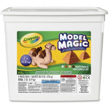 Crayola Model Magic Modeling Material - Project, Sculpture - 1 Box - Assorted, White, Bisque, Earth Tone - TAA Compliance 232412