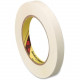 3m Scotch General Purpose Masking Tape - 0.50" Width x 60 yd Length - 3" Core - 1 Roll - Cream - TAA Compliance 23412
