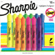 Newell Rubbermaid Sharpie Accent Highlighter - Tank - Chisel Marker Point Style - Fluorescent Yellow, Fluorescent Green, Fluorescent Orange, Fluorescent Pink, Blue, Lavender - 12 / Set - TAA Compliance 25145