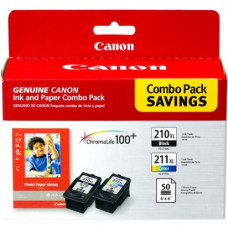 Canon PG-210/CL-211 XL Ink Cartridge/Paper Kit - Black - Inkjet - High Yield - 400 Pages - TAA Compliance 2973B004