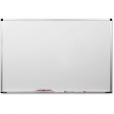 Mooreco Balt ABC Markerboard - 36" (3 ft) Width x 24" (2 ft) Height - White Porcelain Steel Surface - Anodized Aluminum Frame - Rectangle - 1 Each - GREENGUARD Compliance 2H2NB