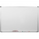 Mooreco Balt ABC Markerboard - 36" (3 ft) Width x 24" (2 ft) Height - White Porcelain Steel Surface - Anodized Aluminum Frame - Rectangle - 1 Each - GREENGUARD Compliance 2H2NB