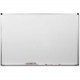 Mooreco Balt ABC Markerboard - 72" (6 ft) Width x 48" (4 ft) Height - White Porcelain Steel Surface - Anodized Aluminum Frame - Rectangle - 1 Each - GREENGUARD Compliance 2H2NG