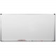 Mooreco Balt ABC Markerboard - 96" (8 ft) Width x 48" (4 ft) Height - White Porcelain Steel Surface - Anodized Aluminum Frame - Rectangle - 1 Each - GREENGUARD Compliance 2H2NH