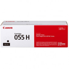 Canon 055 Toner Cartridge - Black - Laser - High Yield - 7600 Pages - 1 Pack - TAA Compliance 3020C001