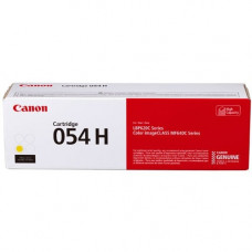 Canon 054H Original Toner Cartridge - Yellow - Laser - High Yield - 2300 Pages - TAA Compliance 3025C001