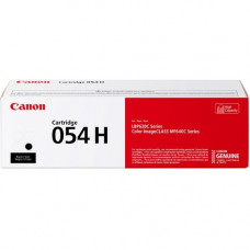Canon 054H Original Toner Cartridge - Black - Laser - High Yield - 3100 Pages - 1 Pack - TAA Compliance 3028C001