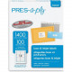 Avery PRES-a-ply 1 1/3" x 4", White Laser, 14 Labels/Sheet (100 Sheets/Box) (Interchangeable with # 5162) - TAA Compliance 30602
