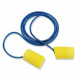 3m Aearo Corded Foam Earplugs - Moisture Resistant, Corded - Noise Protection - Foam - Yellow - 200 / Box - TAA Compliance 311-1101