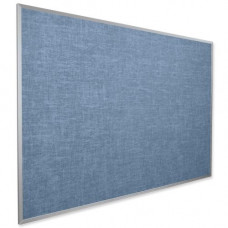 Mooreco Balt Vin-Tak Tackboard - 48" Height x 72" Width - Pacific Blue Vinyl Surface - Self-healing, Durable - Anodized Aluminum Frame - 1 / Carton 311AG47