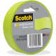 3m Scotch Expressions Masking Tape - 0.94" Width x 60 ft Length - Writable Surface, Easy Tear - 1 Roll - Lemon Lime - TAA Compliance 3437GRN