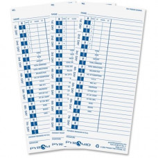 Pyramid 500/3700 Time Clock Universal Time Cards - Recycled - 100 / Pack 35100-10