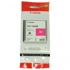 Canon (PFI-104M) Magenta Ink Tank (130 ml) - TAA Compliance 3631B001AA