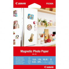 Canon MG-101 Inkjet Photo Paper - A6 - 4" x 6" - 178 lb Basis Weight - 670 g/m&#178; Grammage - Glossy - 5 Sheet 3634C002