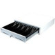 Star Micronics SMD2-1617WTC45-S2 Cash Drawer - 4 Bill - 5 Coin - 2 Media SlotPrinter Driven - ABS Plastic, Steel - White - 4.4" Height x 15.9" Width x 16.7" Depth - TAA Compliance 37964900