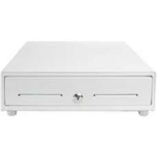 Star Micronics Value Series Cash Drawer - 5 Bill - 5 Coin - 2 Media Slot - USB, Printer Driven - Steel - White - 4.4" Height x 16.1" Width x 16.4" Depth - TAA Compliance 37968750