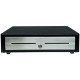 Star Micronics Choice CD4-1416BKSS45 Cash Drawer - 4 Bill - 5 CoinPrinter Driven - Stainless Steel - Black x 14" Width x 16" Depth - TAA Compliance 37969410