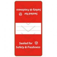 Star Micronics Mailing Seal Label - "Sealed for Safety & Freshness" - Rectangle - 500 / Roll - 4 Roll - TAA Compliance 37969760