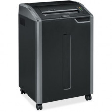 Fellowes Powershred&reg; 485Ci 100% Jam Proof Cross-Cut Shredder - Continuous Shredder - Cross Cut - 30 Per Pass - for shredding Staples, Credit Card, CD, DVD, Paper Clip, Junk Mail - 0.16" x 1.13" Shred Size - P-4 - 20 ft/min - 16" Thr