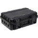 SKB Mil-Standard Injection Molded Case - Internal Dimensions: 12" Width x 9" Depth x 4.50" Height - External Dimensions: 14" Width x 12" Depth x 6.3" Height - Latching Closure - Polypropylene - Black - For Audio Equipment 3I-