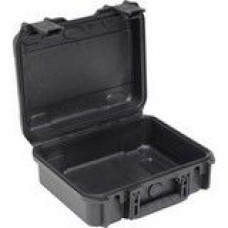 SKB Mil-Standard Injection Molded Case - Internal Dimensions: 12" Width x 9" Depth x 4.50" Height - External Dimensions: 14" Width x 12" Depth x 6.3" Height - Latching Closure - Polypropylene - Black - For Audio Equipment 3I-