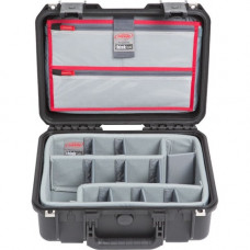 SKB iSeries 1510-6 Case w/Think Tank Designed Photo Dividers & Lid Organizer - Internal Dimensions: 14" Length x 9.50" Width x 4" Depth - External Dimensions: 16.2" Length x 12.9" Width x 6.8" Depth - 9 Dividers - Trigger