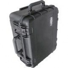 SKB 3I Mil-Std Waterproof Case with Cubed Foam, Wheels and Pull Handle - Internal Dimensions: 14.25" Width x 19" Depth x 8" Height - 9.38 gal - Latching Closure - Heavy Duty - Stackable - Polypropylene - Black - For Audio Equipment 3I-1914-