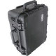 SKB 3I Mil-Std Waterproof Case with Cubed Foam, Wheels and Pull Handle - Internal Dimensions: 14.25" Width x 19" Depth x 8" Height - 9.38 gal - Latching Closure - Heavy Duty - Stackable - Polypropylene - Black - For Audio Equipment 3I-1914-