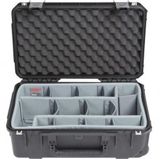 SKB iSeries 3i-2011-7 Case w/Think Tank Designed Photo Dividers - Internal Dimensions: 19.50" Length x 10.50" Width x 6" Depth - External Dimensions: 21.9" Length x 14" Width x 9" Depth - 10 Dividers - Trigger Release Latch, 