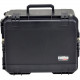 SKB iSeries 2217-12 Waterproof Utility Case with Padded Dividers - Internal Dimensions: 22" Length x 17" Width x 12.75" Depth - 2.39 quart - Hinged, Latching, Snap-down Buckle Closure - Stackable - Copolymer, Polyurethane, Resin - Black - F