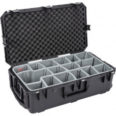 SKB iSeries 3016-10 Case w/Think Tank Designed Dividers - Internal Dimensions: 29" Length x 15" Width x 8.50" Depth - External Dimensions: 32.5" Length x 18.8" Width x 11" Depth - Hook & Loop, Trigger Release Latch Closur