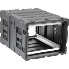 SKB 7U 24 Inch Deep Static Shock Rack - Internal Dimensions: 31" Length x 19" Width x 12.25" Depth - External Dimensions: 39.1" Length x 23.8" Width x 18.8" Depth - 150 lb - Stackable - Polyethylene, Stainless Steel - Black 3