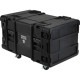 SKB 8U Roto Shock Rack - Internal Dimensions: 19" Width x 34.50" Depth x 14" Height - 34.55 gal - Hinged, Latching Closure - Stackable - Polyethylene - Black - For Rack Device 3SKB-R908U30