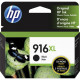 HP 916XL (3YL66AN) Ink Cartridge - Black - Inkjet - Extra High Yield - 1500 Pages - 1 Each - TAA Compliance 3YL66AN