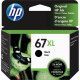 HP 67XL Original Ink Cartridge - Black - Inkjet - High Yield - 240 Pages - 1 Pack 3YM57AN#140