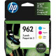 HP 962 Original Ink Cartridge - Combo Pack - CMY - Inkjet - 3 Pack 3YP00AN#140