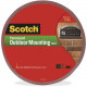 3m Scotch Exterior Weather-Resistant Double-Sided Tape with Red Liner - 12.50 yd Length x 1" Width - 1" Core - 1 / Roll - Gray - TAA Compliance 4011-LONG