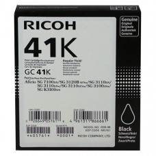 Ricoh Black Ink Cartridge (2,500 Yield) (Type GC41K) - TAA Compliance 405761