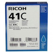 Ricoh Cyan Ink Cartridge (2,200 Yield) (Type GC41C) - TAA Compliance 405762