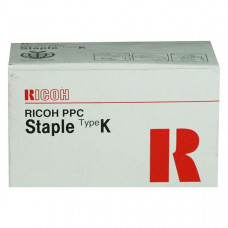 Ricoh Staples (5,000 Staples/Ctg) (1 Ctg/Box) (Type K) - TAA Compliance 410801