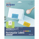 Avery &reg; Easy Peel Multipurpose Label - 2" Width x 2 5/8" Length - Permanent Adhesive - Rectangle - Laser, Inkjet - Solar Yellow, Terra Green, Pulsar Pink, Lunar Blue, Cosmic Orange - Paper - 15 / Sheet - 10 Total Sheets - 150 Total Label